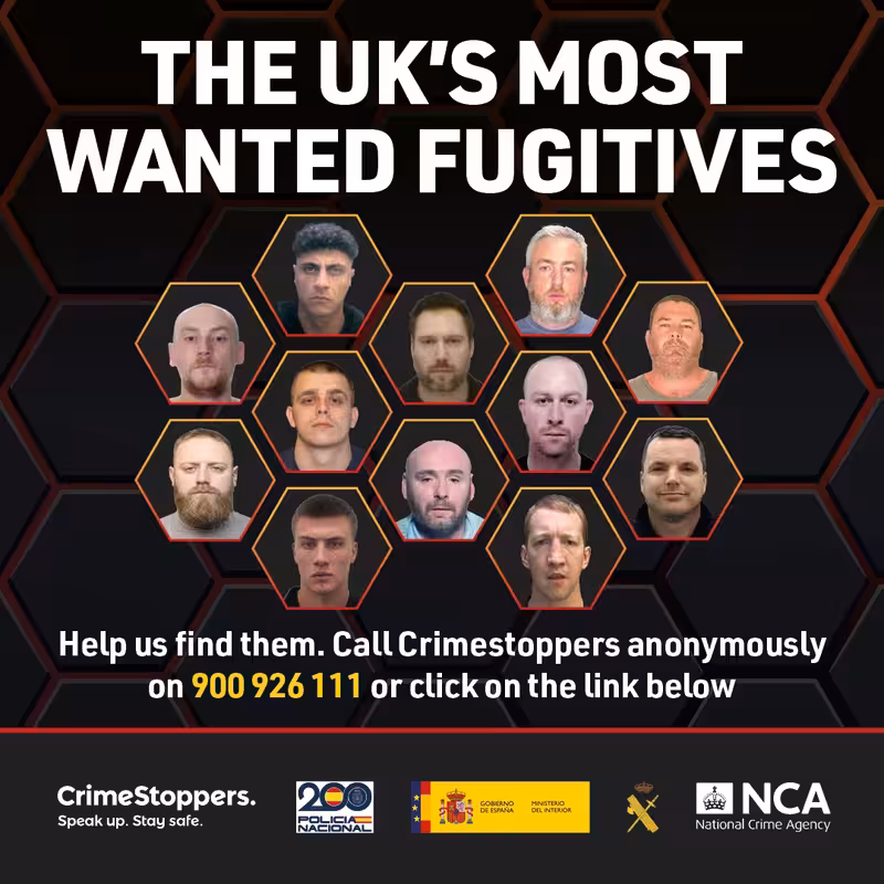 New Most Wanted campaign aims to trace fugitives in Spain