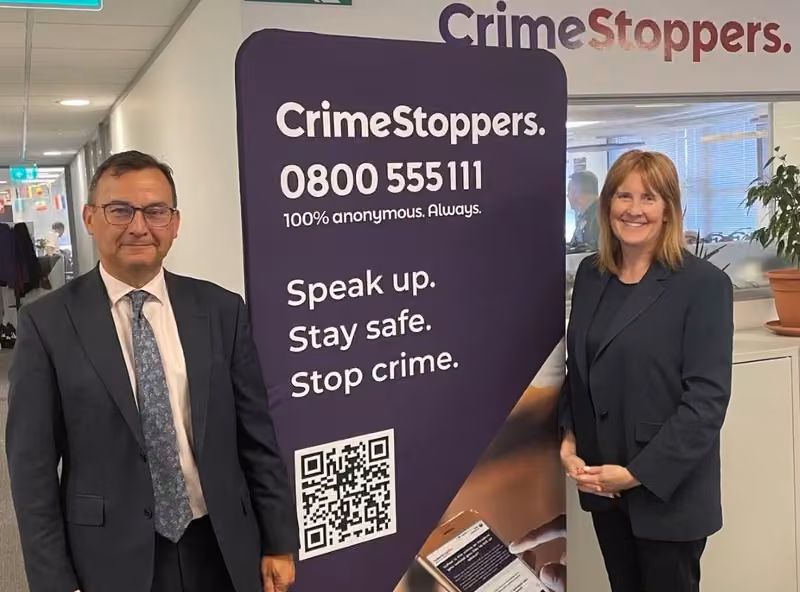 Crimestoppers welcomes Policing Minister Sarah Jones MP for HQ tour
