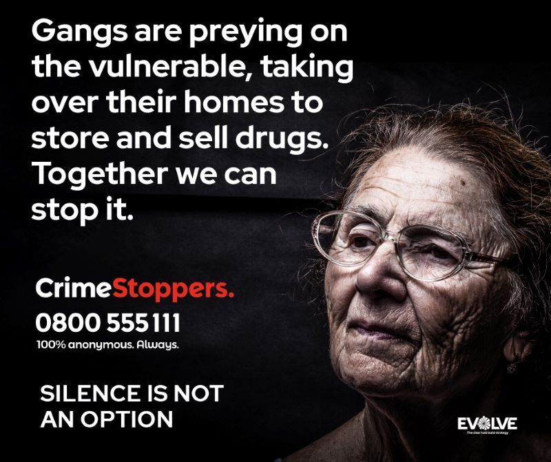 We appeal for info to stop harm caused by drug gangs