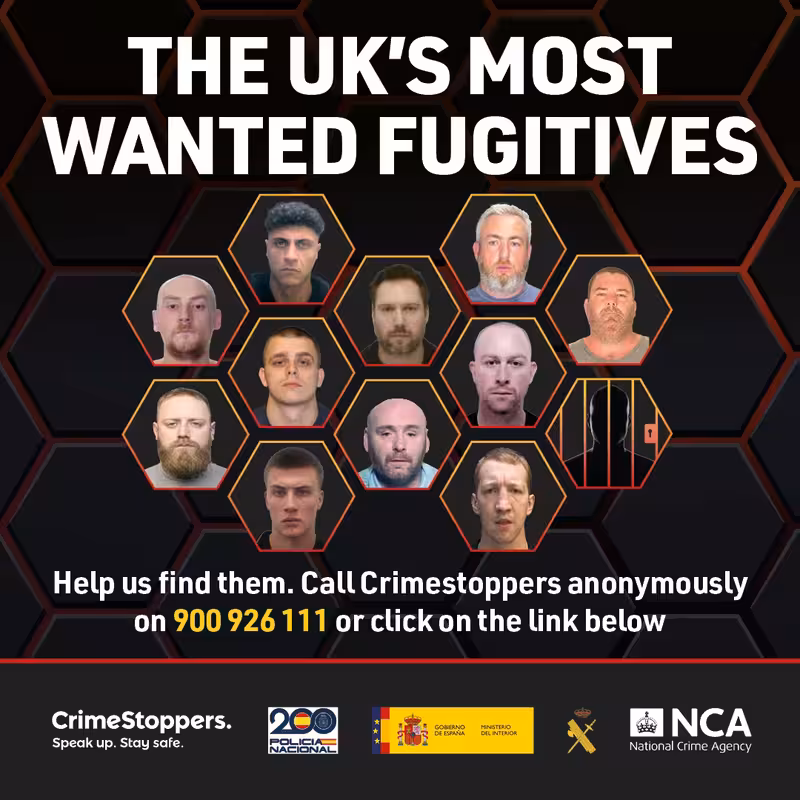 New Most Wanted campaign aims to trace fugitives in Spain