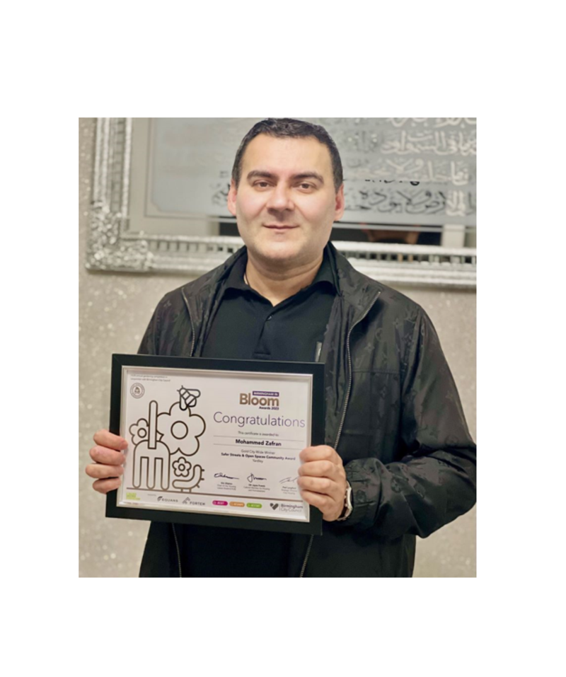 West Midlands Volunteer Crimestoppers Chair wins neighbourhood recognition award 