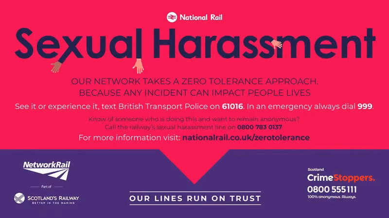 Sexual harassment – not part of the journey