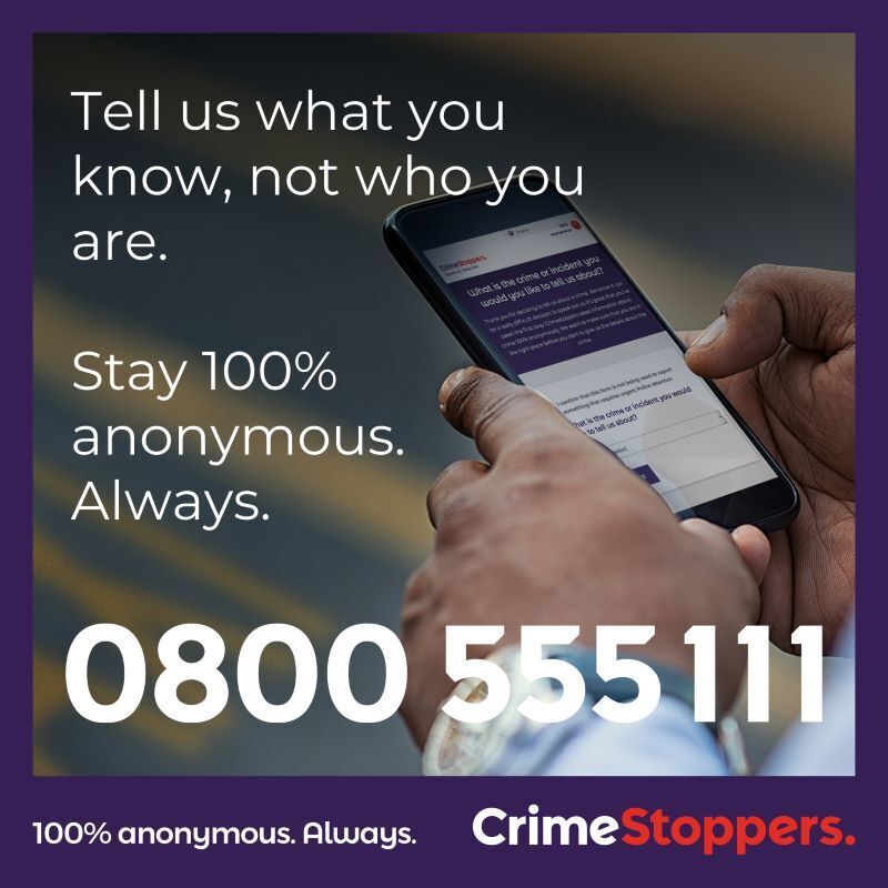 Taking a stand against crime as more people trust our charity with info 