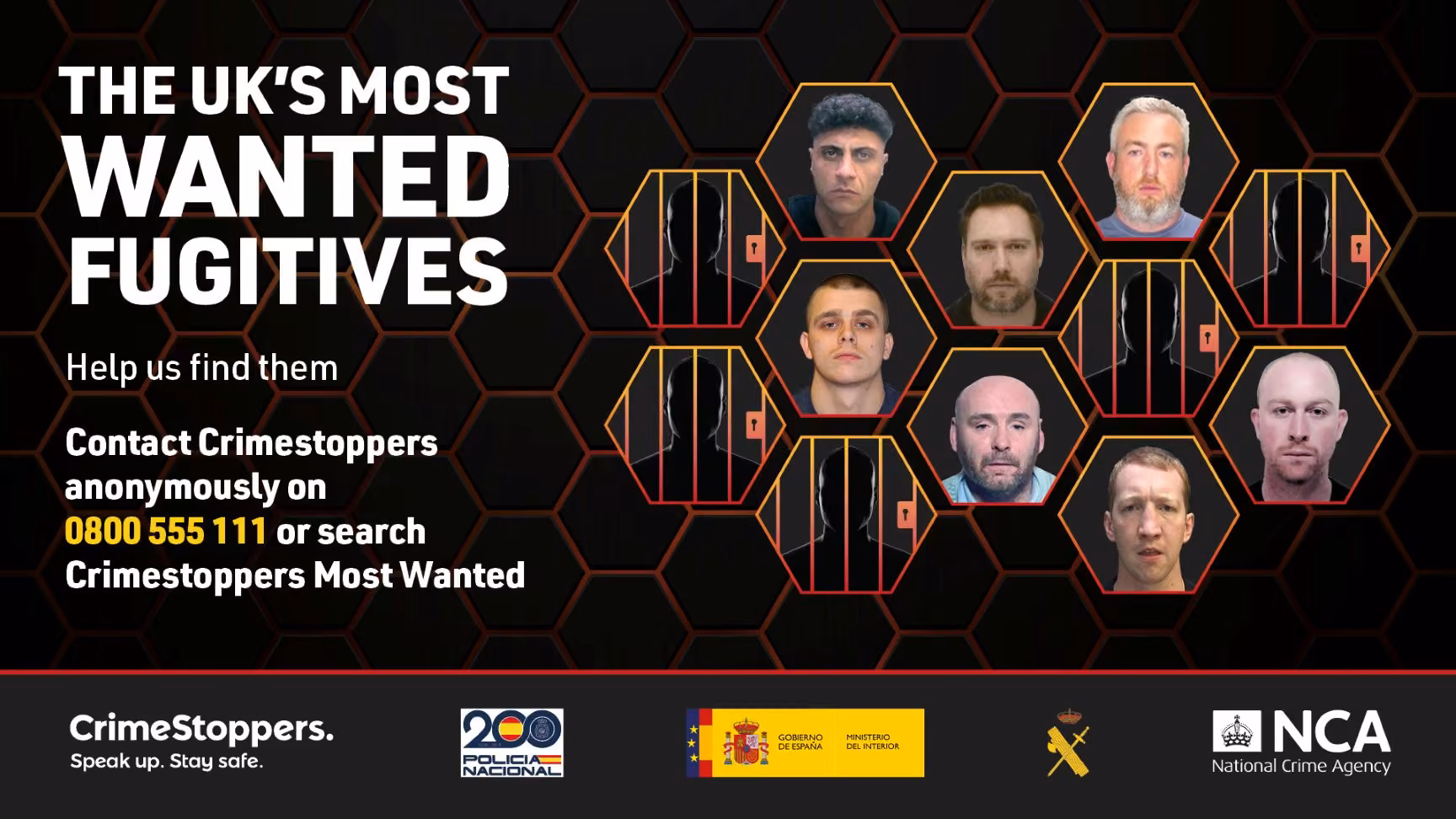 Four down, seven to go – our appeal to find the UK’s Most Wanted in Spain