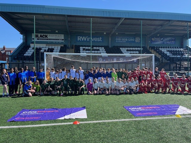 The football tournament, held at Crosby AFC