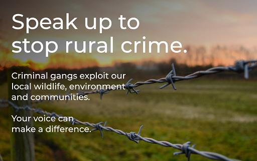 Speak up to stop rural crime