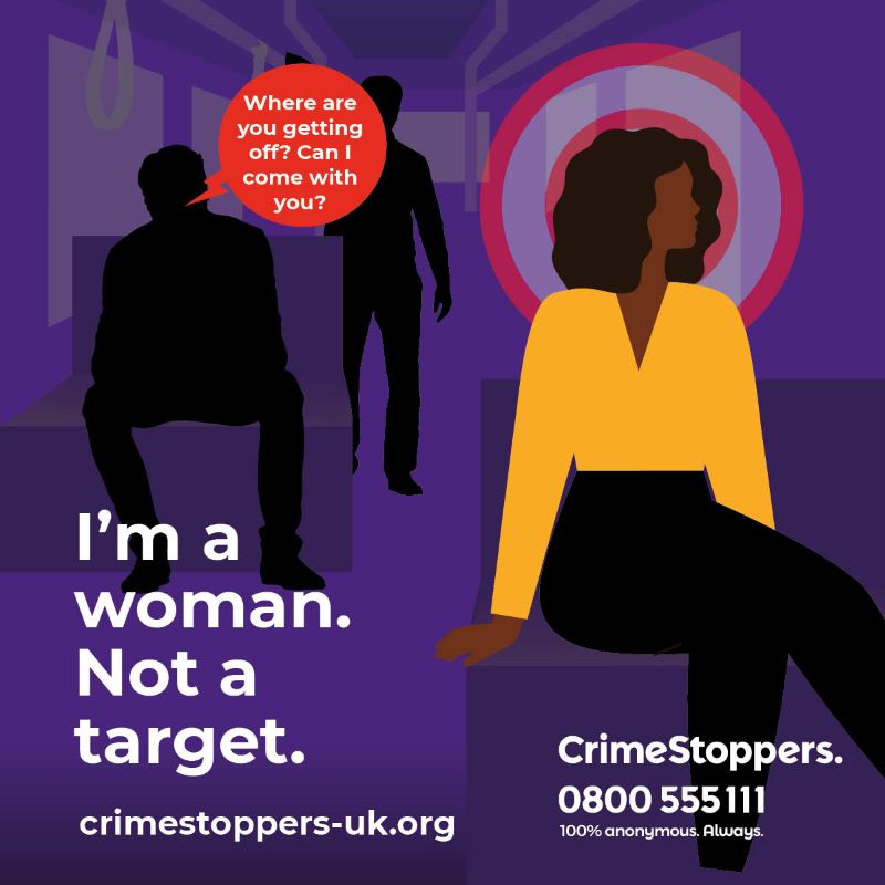 Crimestoppers sexual harassment campaign 1