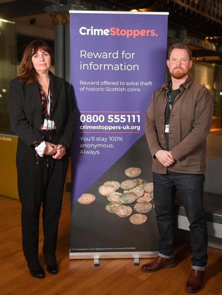 Crimestoppers stolen coins reward appeal