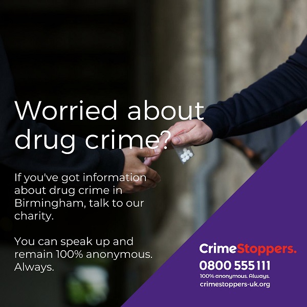 Drug and violence reduction campaign in Birmingham