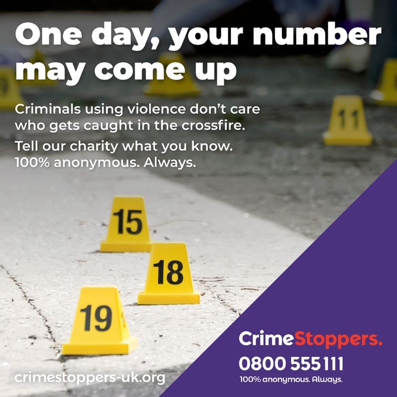 Crimestoppers serious violent crime campaign