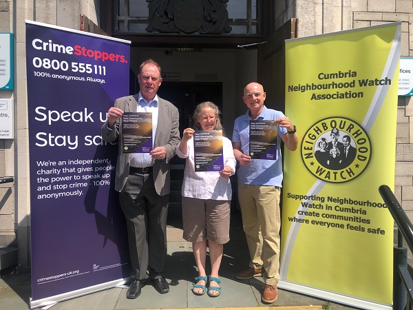 Crimestoppers and Cumbria Neighbourhood Watch joint campaign