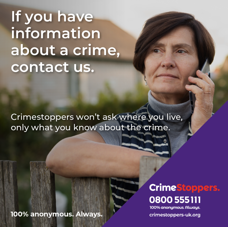 Cardiff Crimestoppers campaign