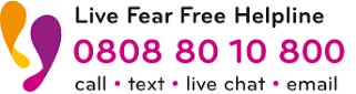 Live Fear Free Helpline logo