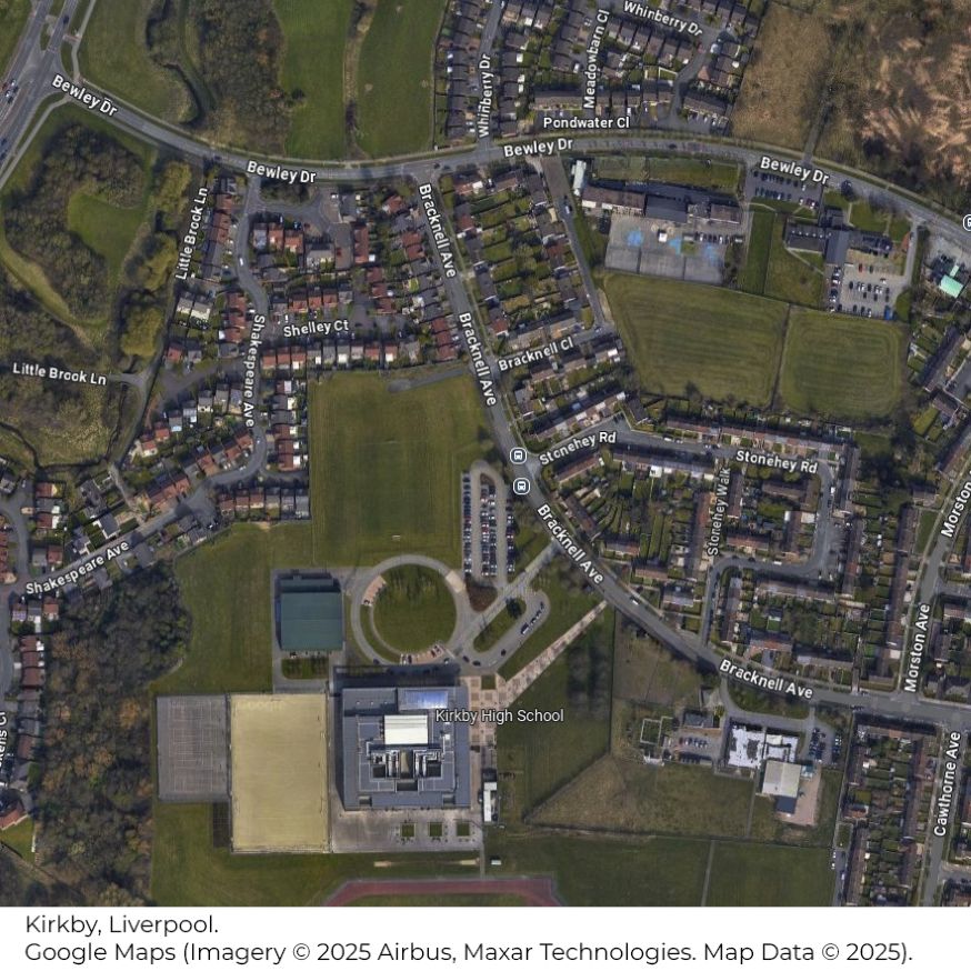 Google Maps image of the location