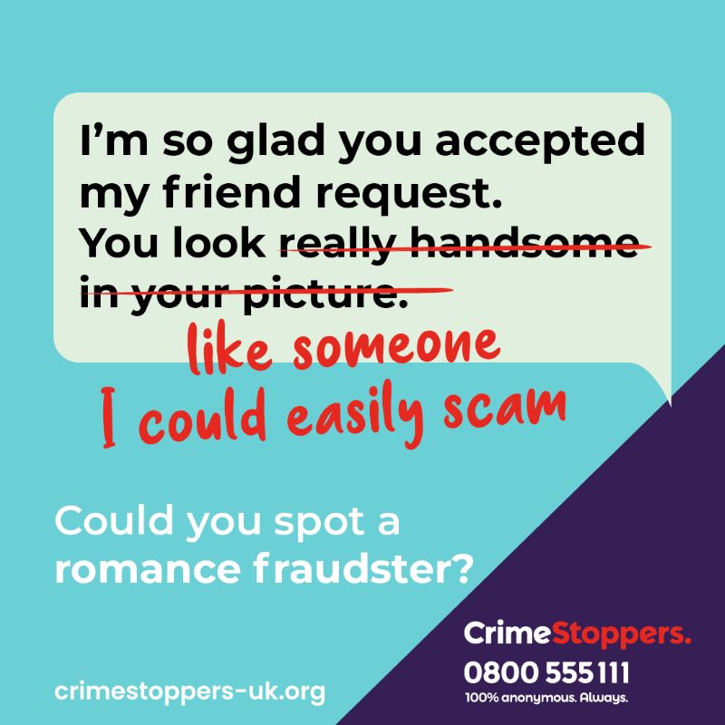 Yorkshire Romance Fraud campaign