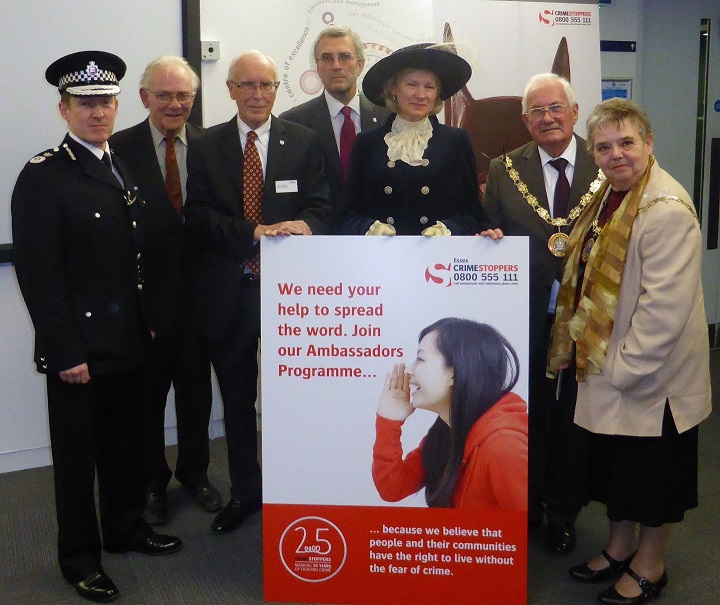 : Launch of Ambassadors Programme in Essex in 2013 – Colin Dobinson third from left