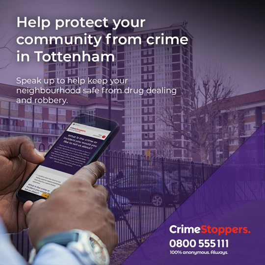 Help keep Tottenham safe