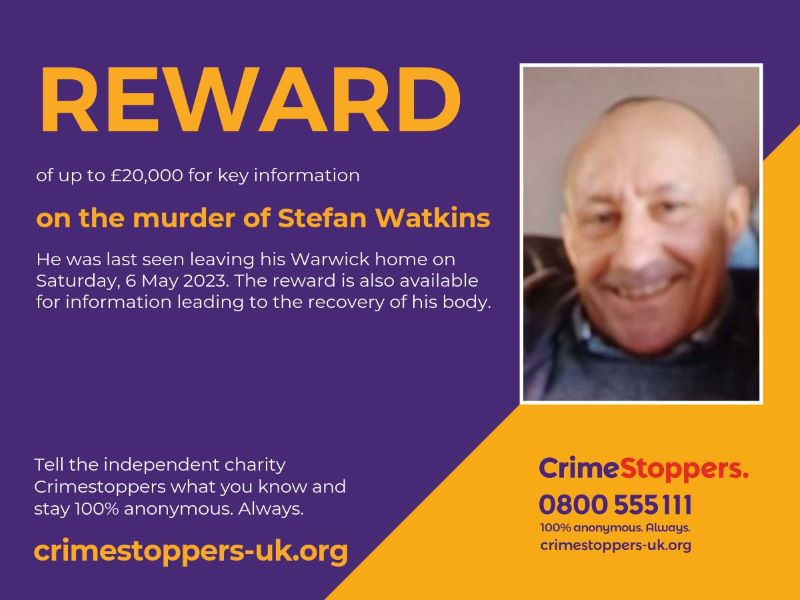 Stefan Watkins murder reward