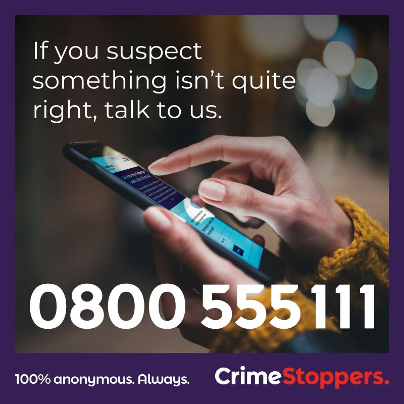 Crimestoppers campaign