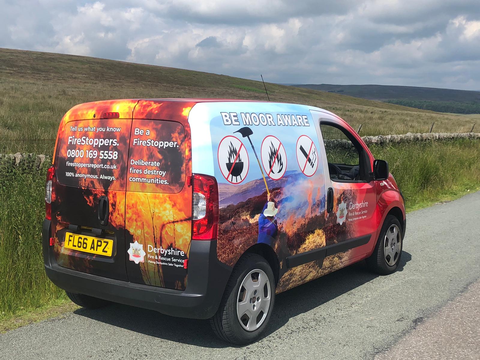 Derbyshire van