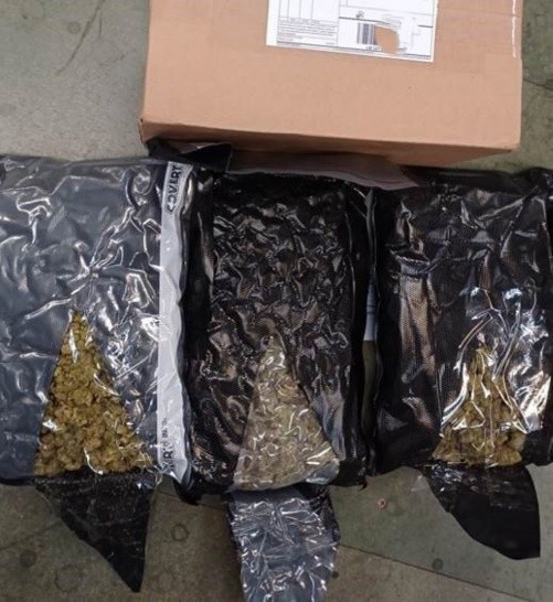 Illegal drugs sent in the post