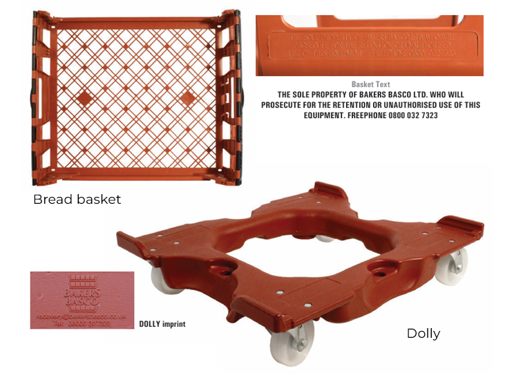 Bread bascket & dolly