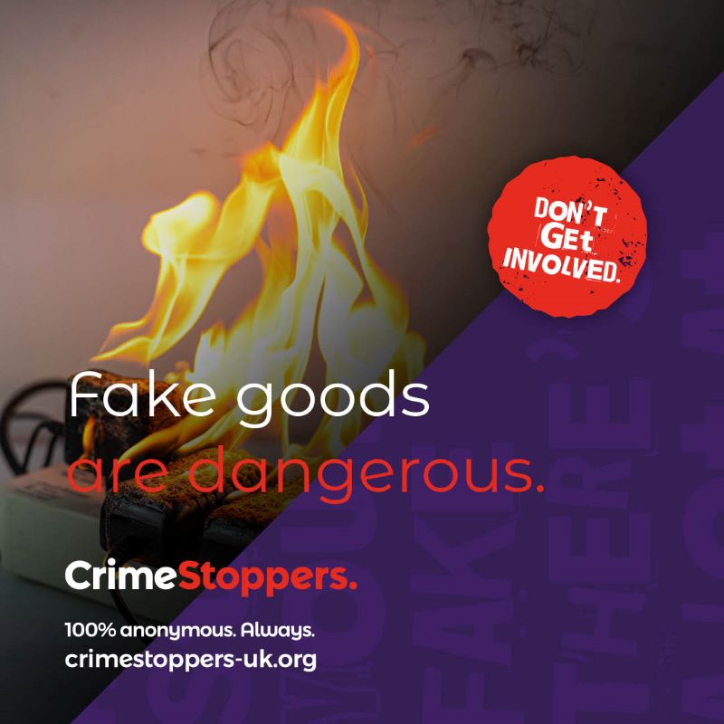 Buying counterfeits goods is dangerous